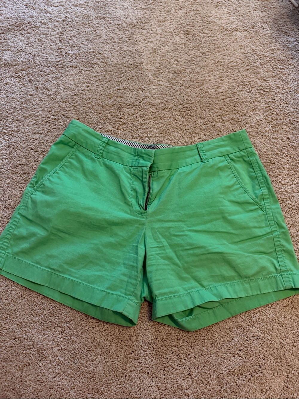 J Crew Green Women's Casual Cotton Shorts